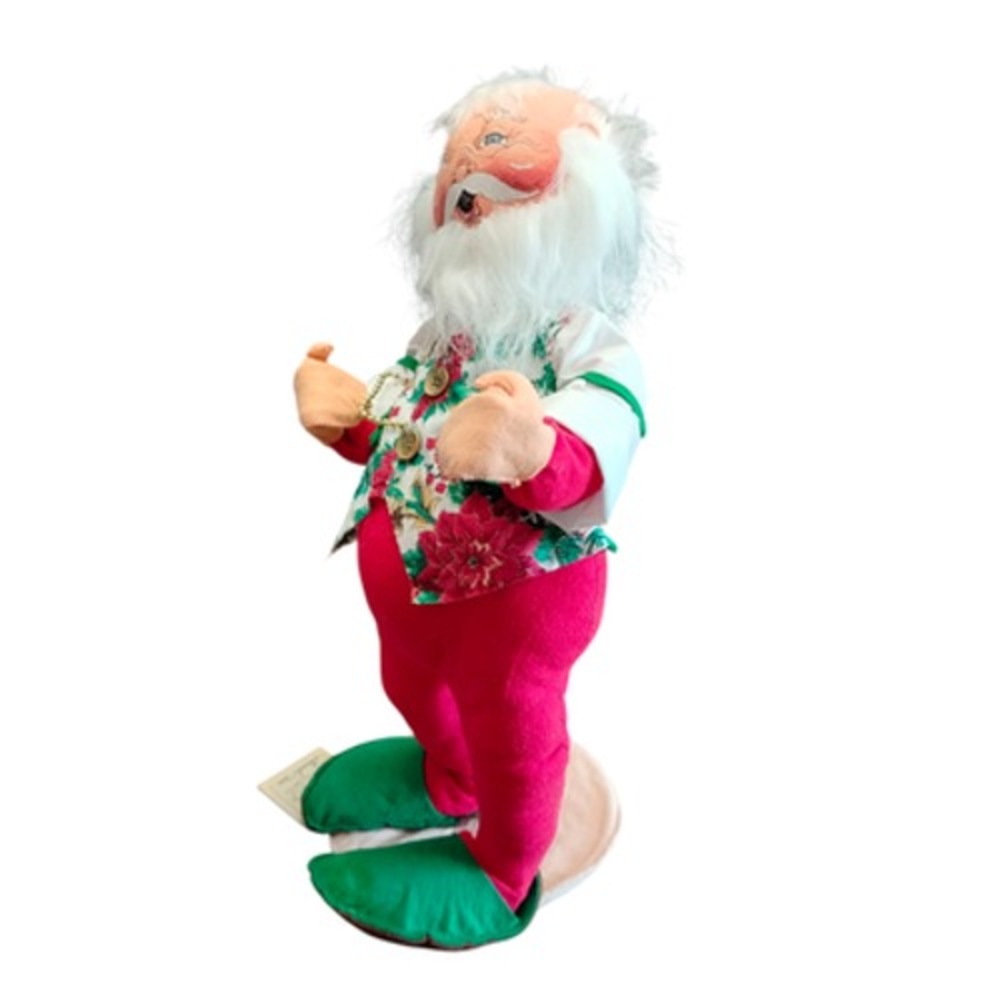 Vintage 1994 Annalee Mobilitee Dolls Santa Christmas Figure Made in USA #5603 - Picture 6 of 11